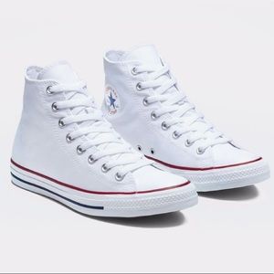 CONVERSE white high tops